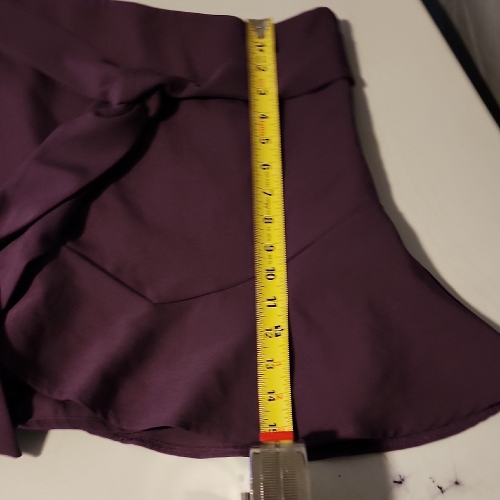 Zara Deep Purple Skirt/skort - Picture 5 of 6